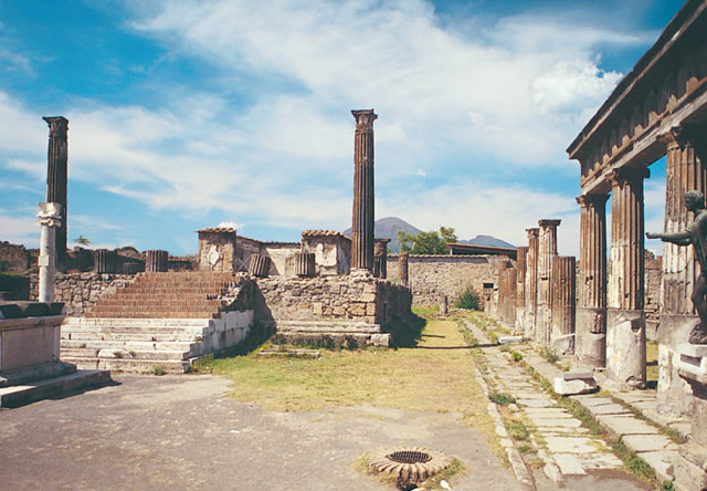 View of the Temple of Apollo