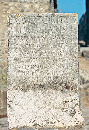 The funeral pillar of Titus Suedius Clemens